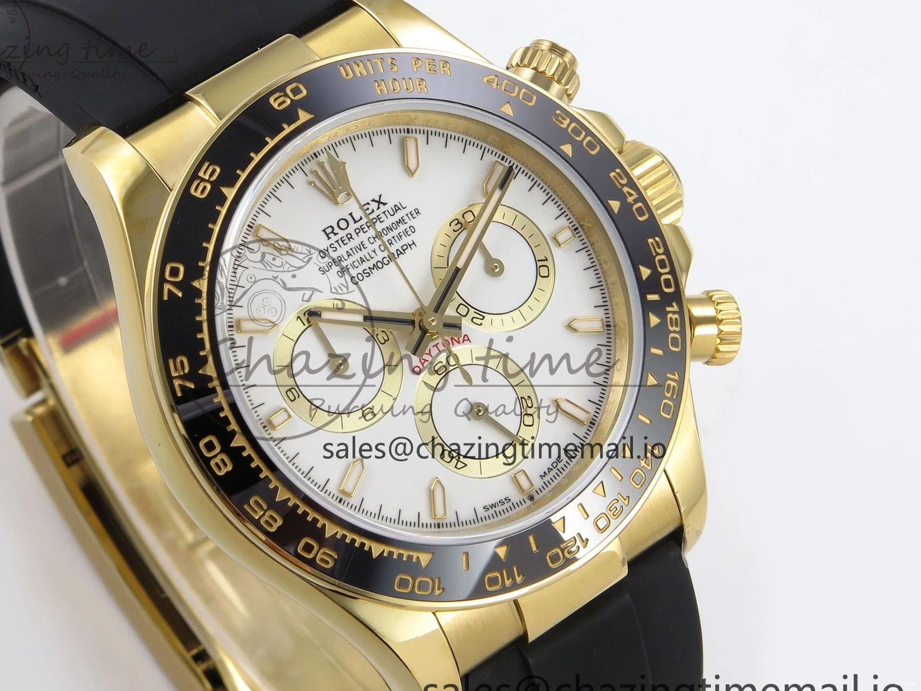 MiroTime 0417 Colorful Daytona 126518 QF 1:1 Best Edition White Dial on Oysterflex Strap SH4131 V6（Gain Weight） 1201